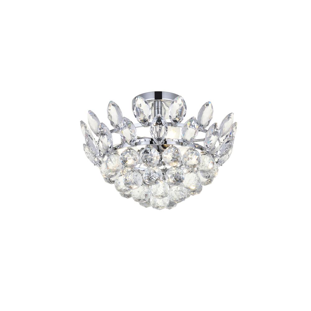 Emilia 14 inch flush mount in chrome. Picture 2