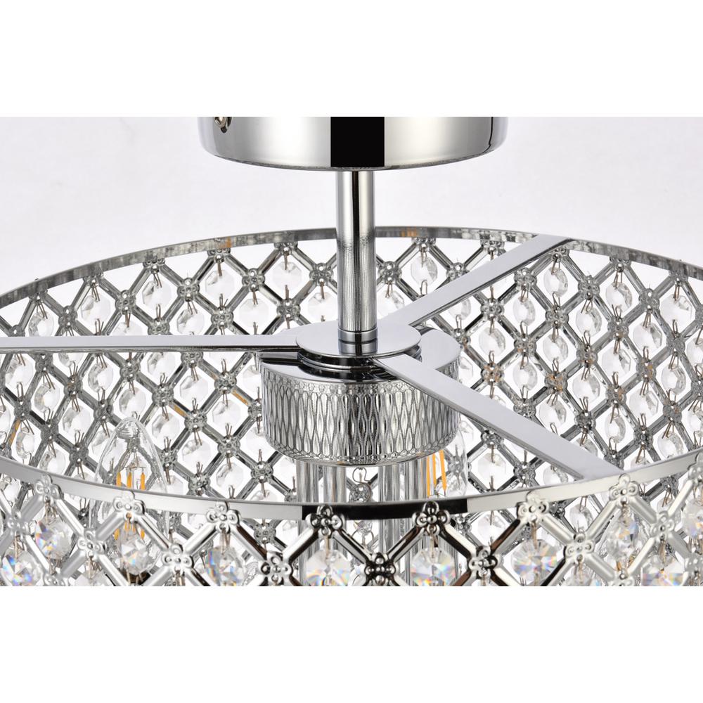 Elise 14 inch flush mount in chrome. Picture 5