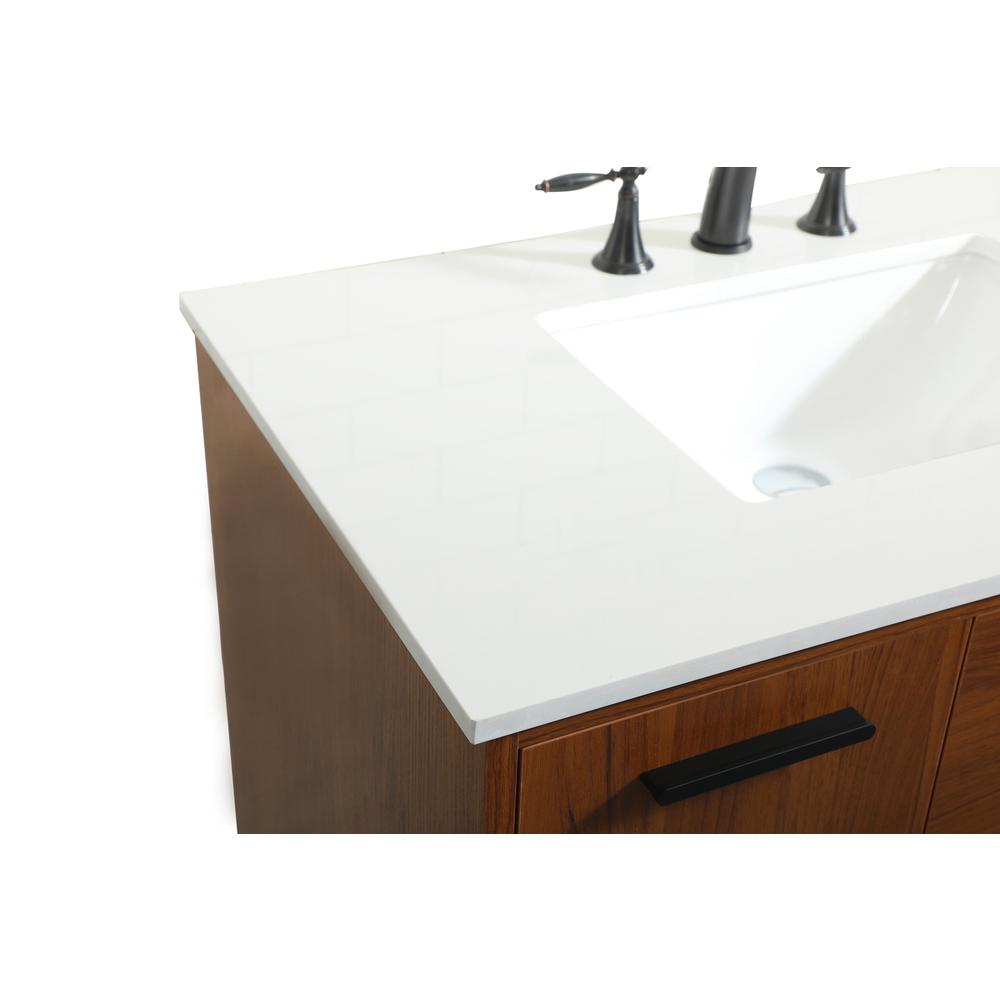 36 inch bathroom vanity in Teak. Picture 11