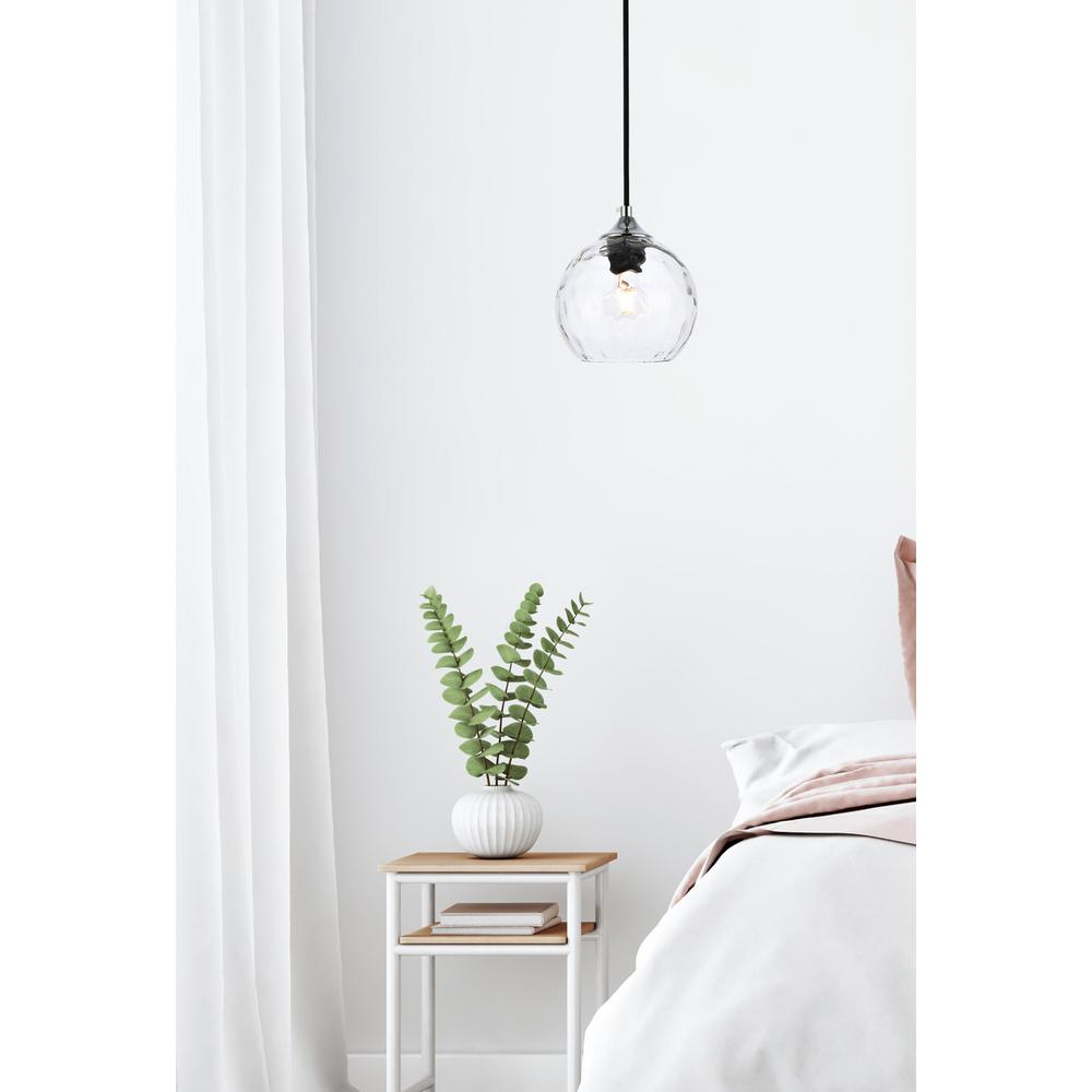 Cashel 6 inch chrome pendant. Picture 7