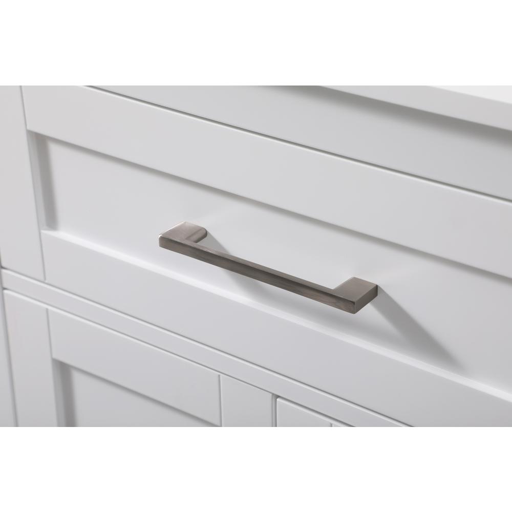24 Inch Wide Bathroom Storage Freestanding Cabinet In White. Picture 5