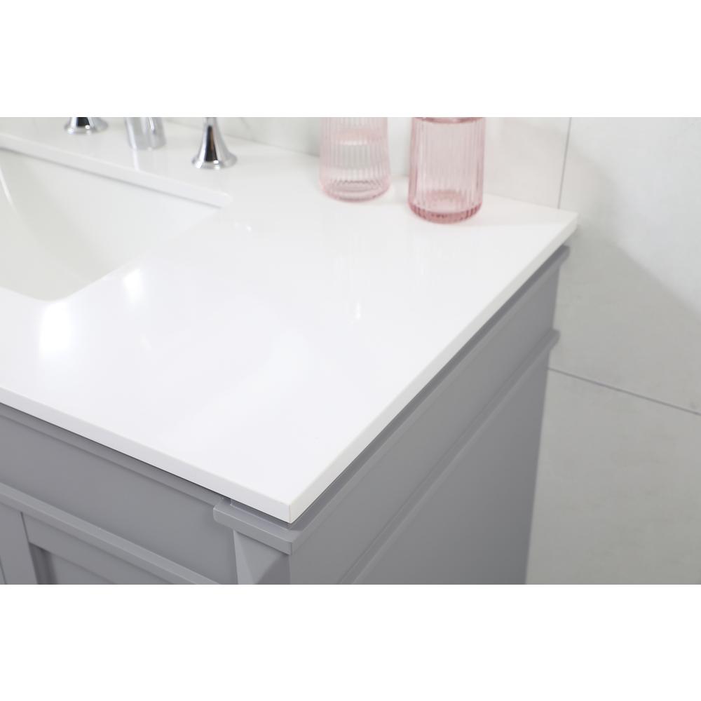 42 inch Single bathroom vanity in grey. Picture 5