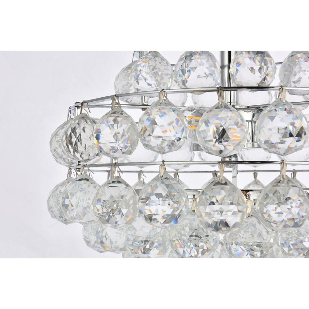 Savannah 14 inch pendant in chrome. Picture 4
