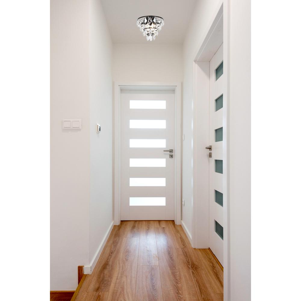 Ella 12 inch flush mount in black. Picture 7