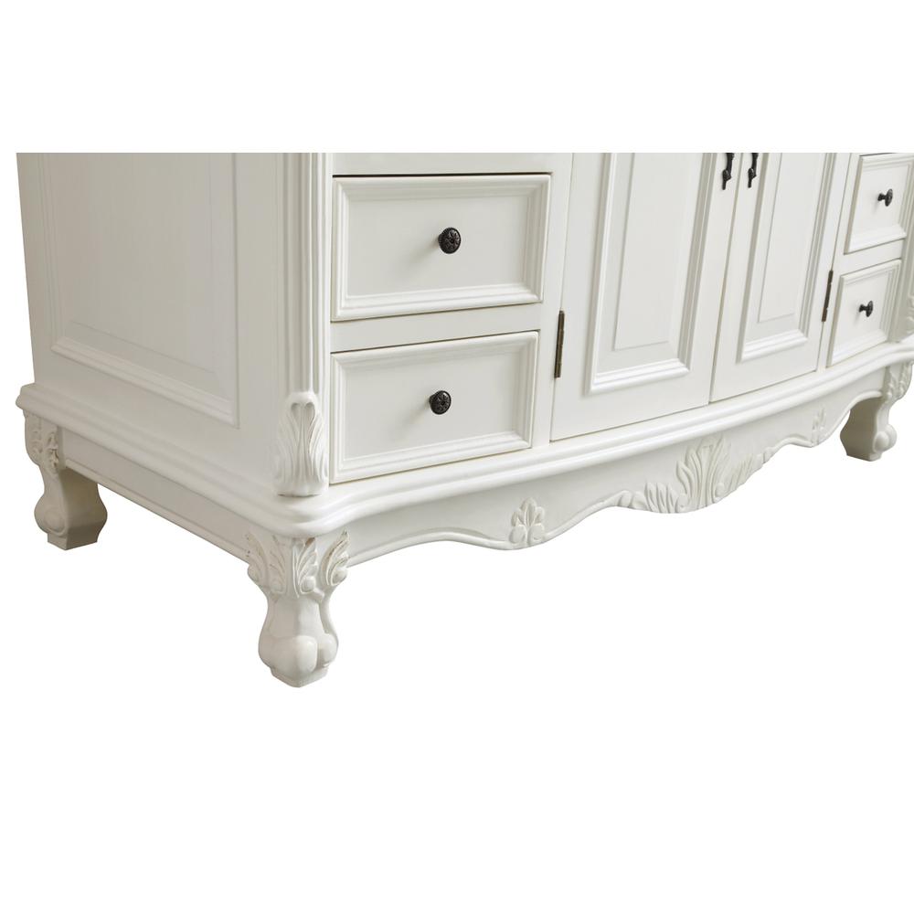 48 inch Single Bathroom vanity in Antique White. Picture 10