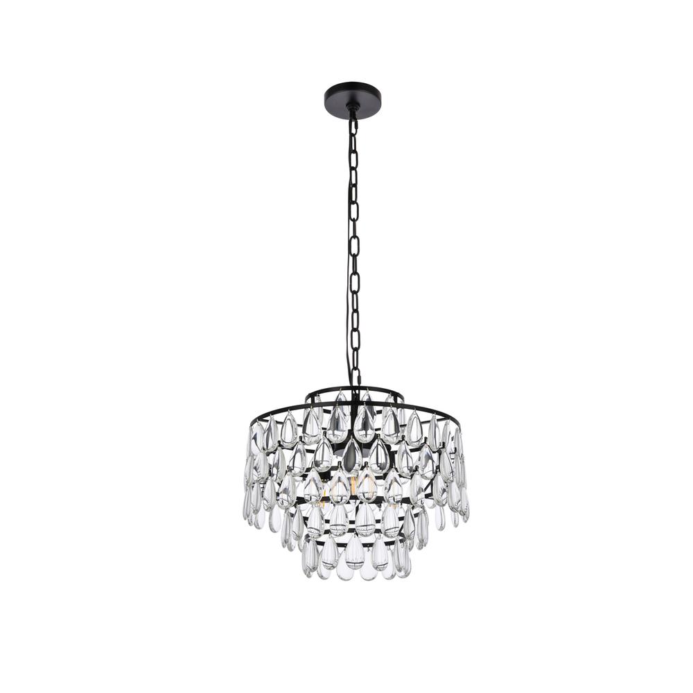 Mila 16 inch pendant in black. Picture 6