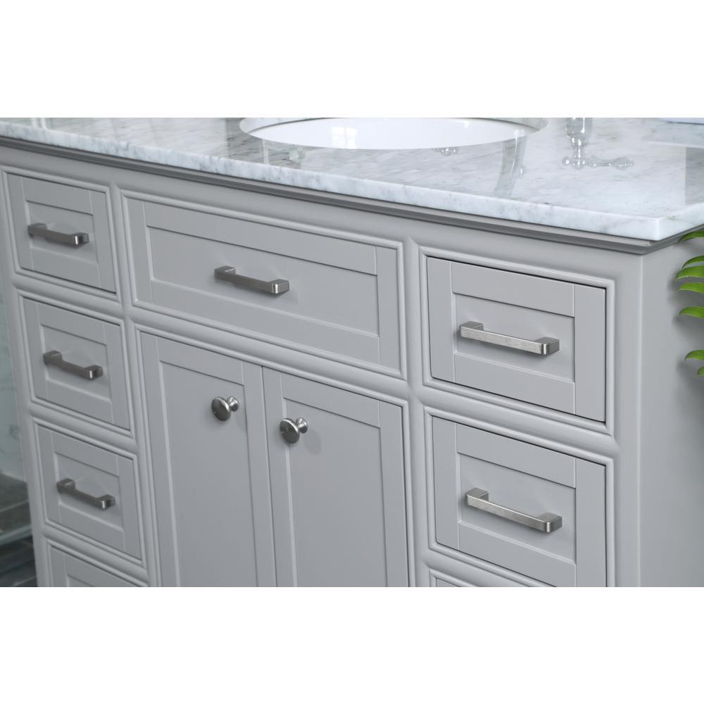 42 in. Single Bathroom Vanity set in light grey. Picture 5