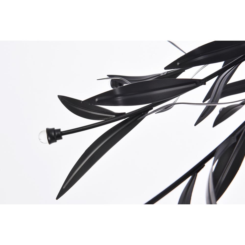 Priscilla 23 inch flush mount in black. Picture 6