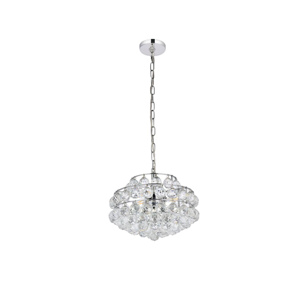 Savannah 14 inch pendant in chrome. Picture 6