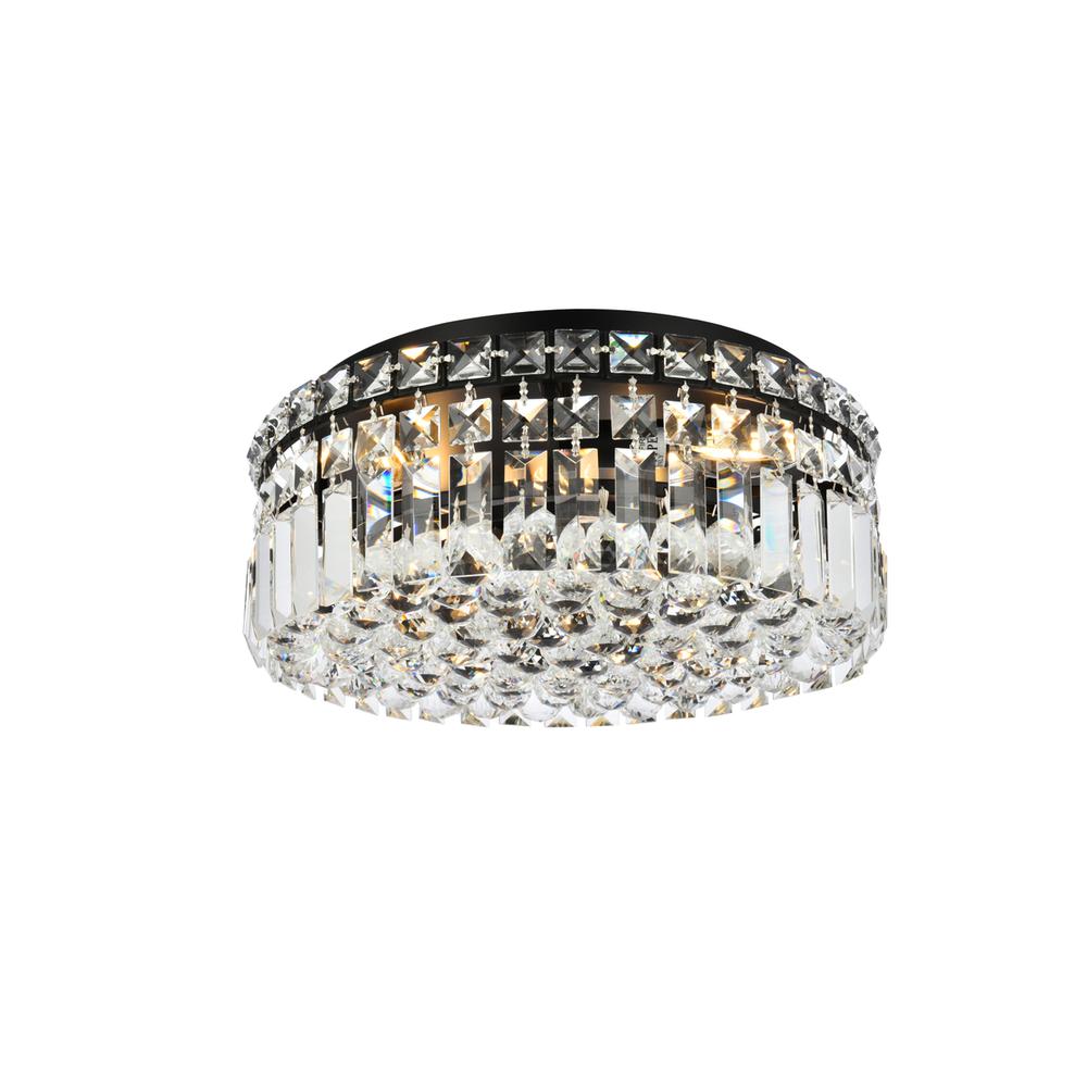 Maxime 14 inch black flush mount. Picture 2