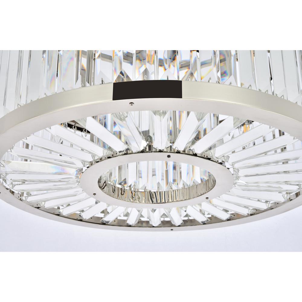 Chelsea 8 light polished nickel Chandelier Clear Royal Cut Crystal. Picture 3