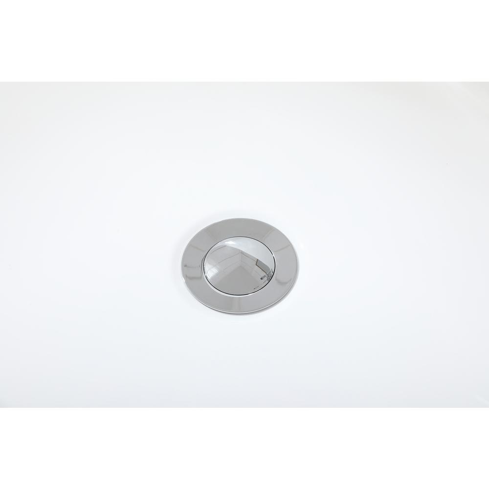67 inch soaking bathtub in glossy white. Picture 11