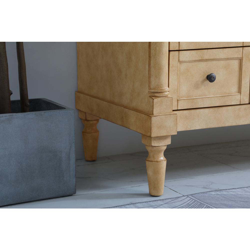 48 inch Single Bathroom vanity in Antique Beige. Picture 5