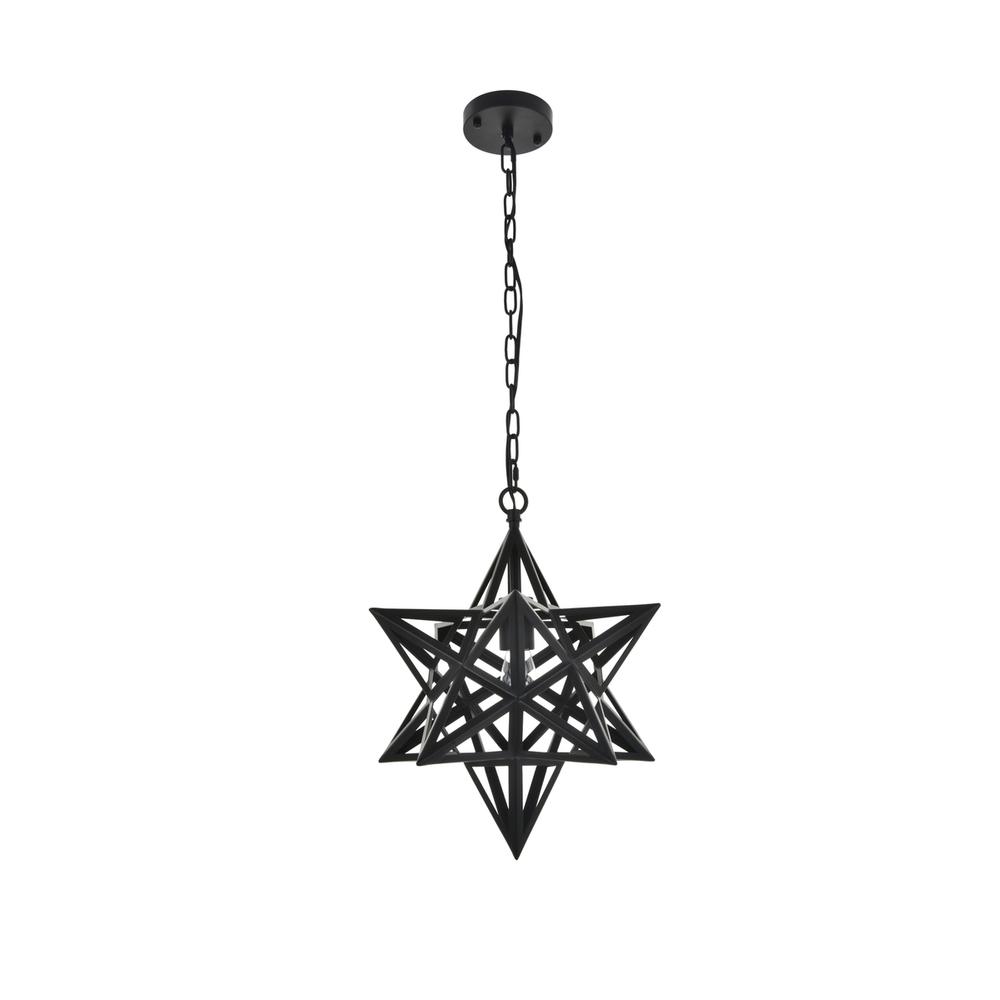 Nocturne 1 light black Pendant. Picture 6