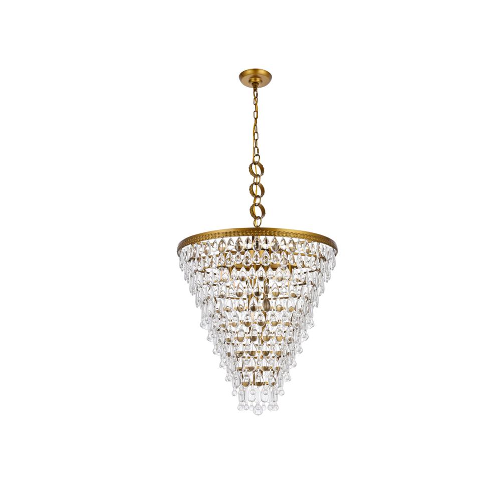 Nordic 7 lights brass chandelier. Picture 6