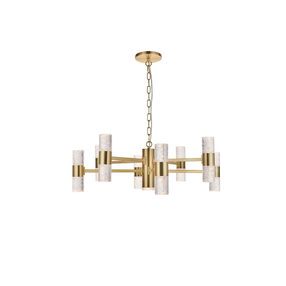 Vega 17 Light Gold Led Pendant. Picture 8