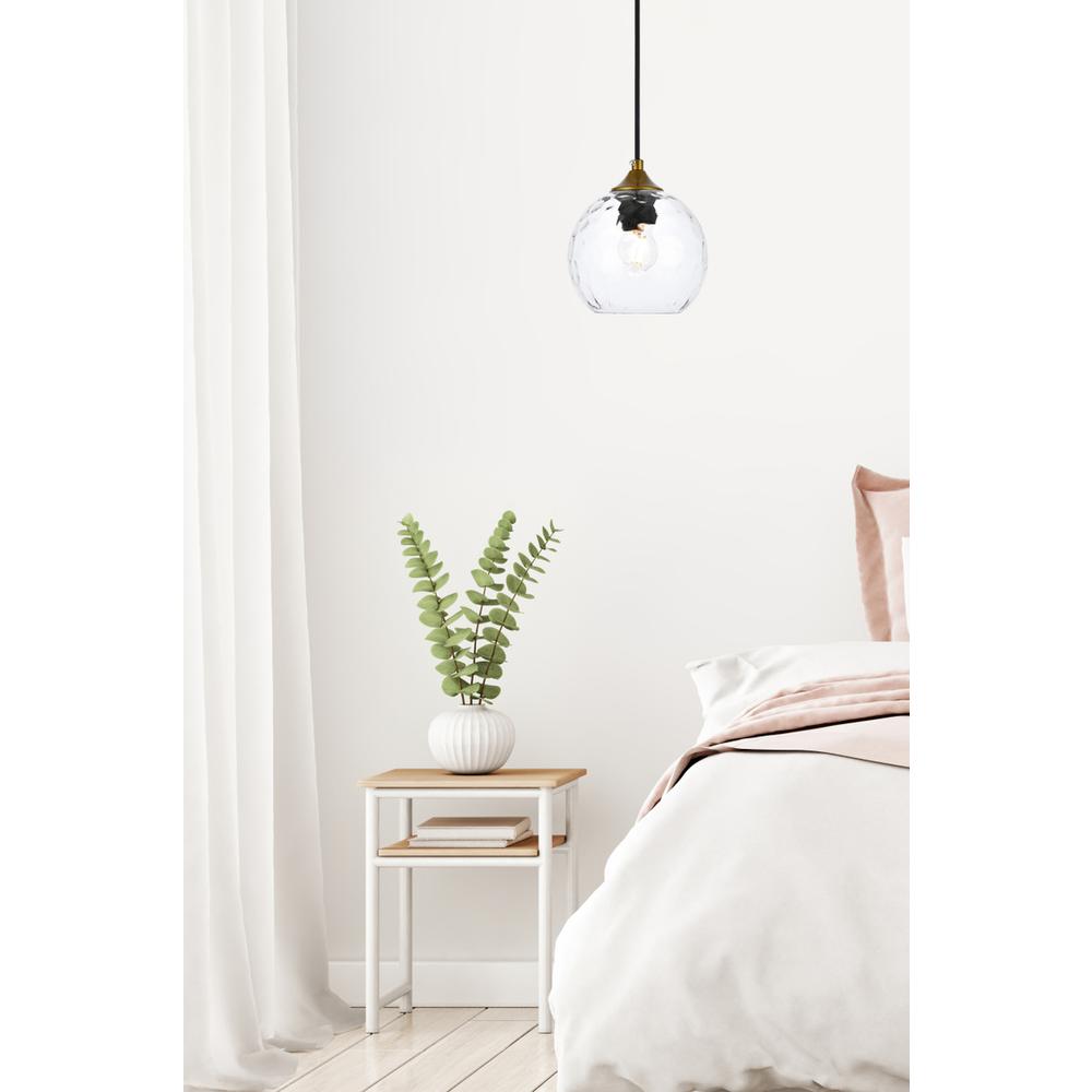 Cashel 6 inch brass pendant. Picture 7