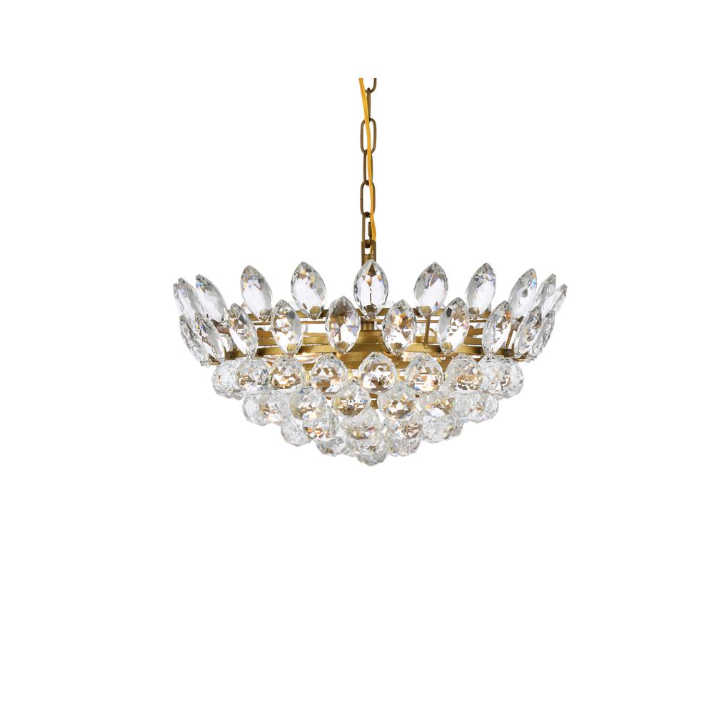 Emilia 18 inch pendant in brass. Picture 2