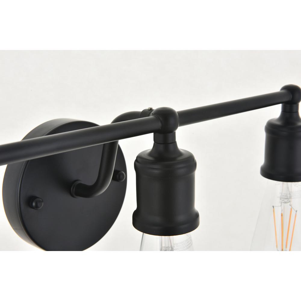 Serif 3 light black Wall Sconce. Picture 9