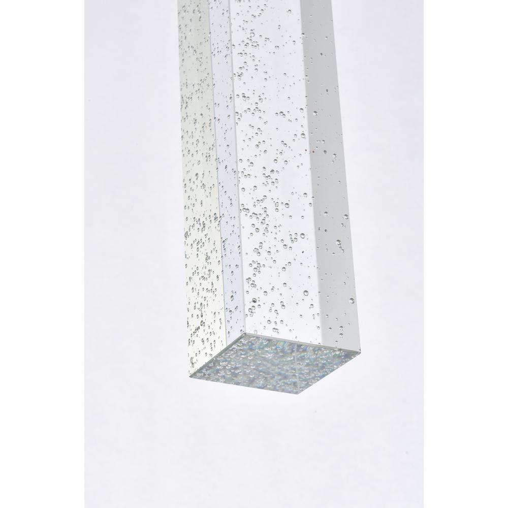 Weston 8 lights pendant in black. Picture 4