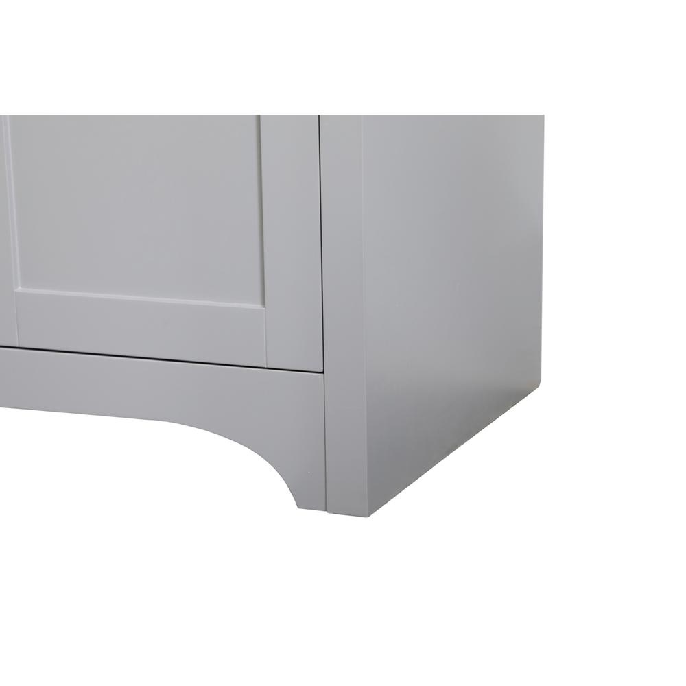 30 inch Single Bathroom Vanity in Grey. Picture 12