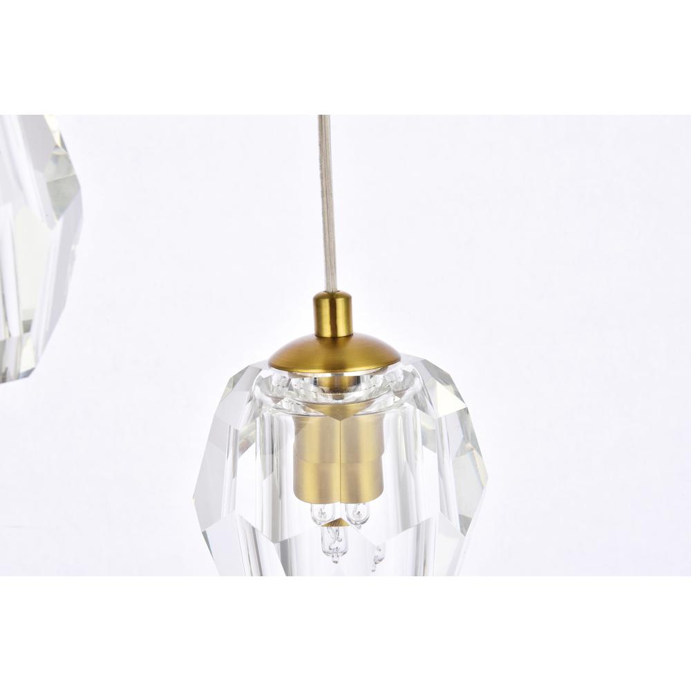 Eren 5 lights Gold pendant. Picture 4