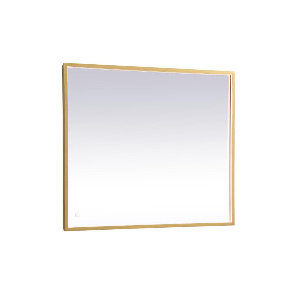 Pier 30x36 inch LED mirror with adjustable color temperature. Picture 1