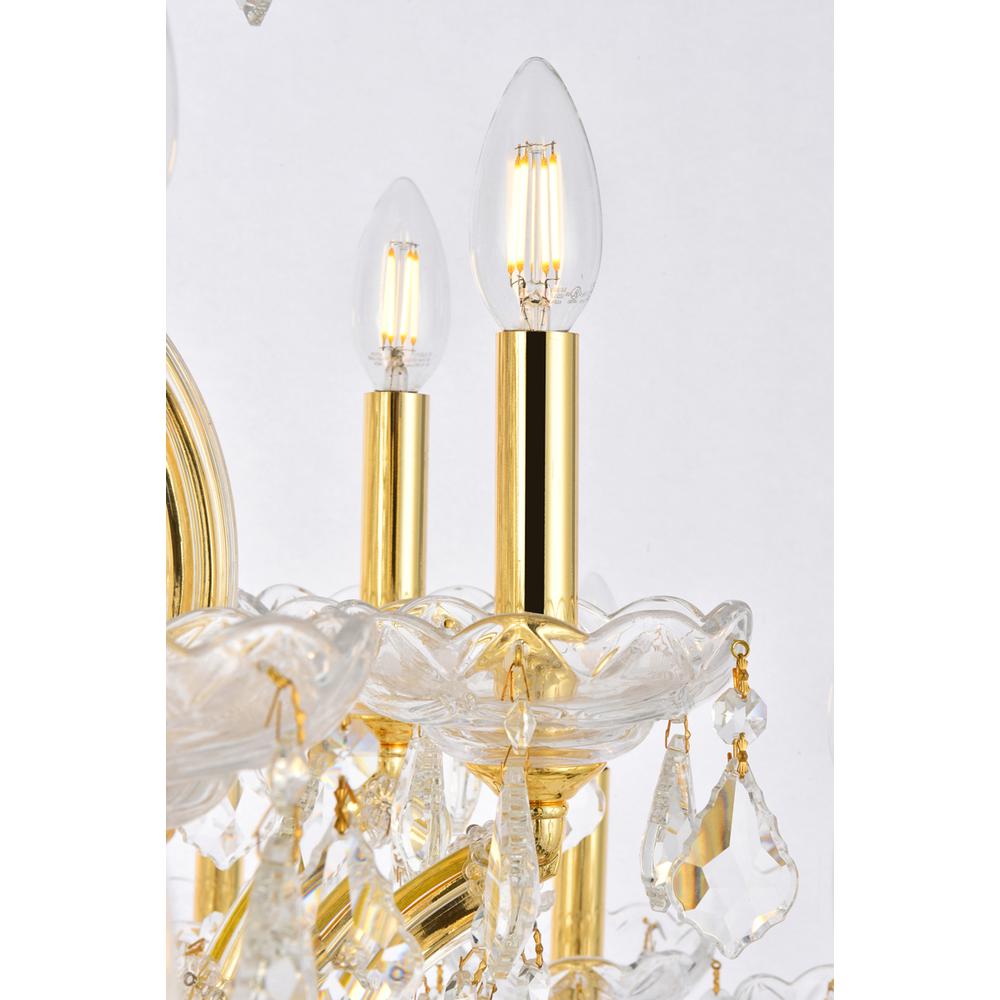 Maria Theresa 24 light Gold Chandelier Clear Royal Cut Crystal. Picture 4