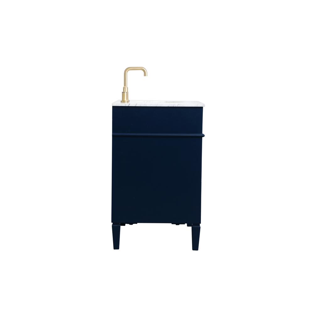 32 inch Single bathroom vanity in blue. Picture 13