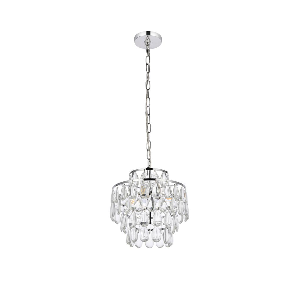 Mila 12 inch pendant in chrome. Picture 6