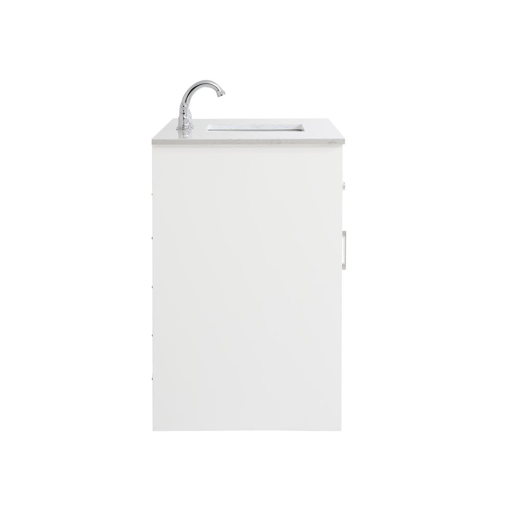 48 inch Single Bathroom Vanity in White. Picture 13