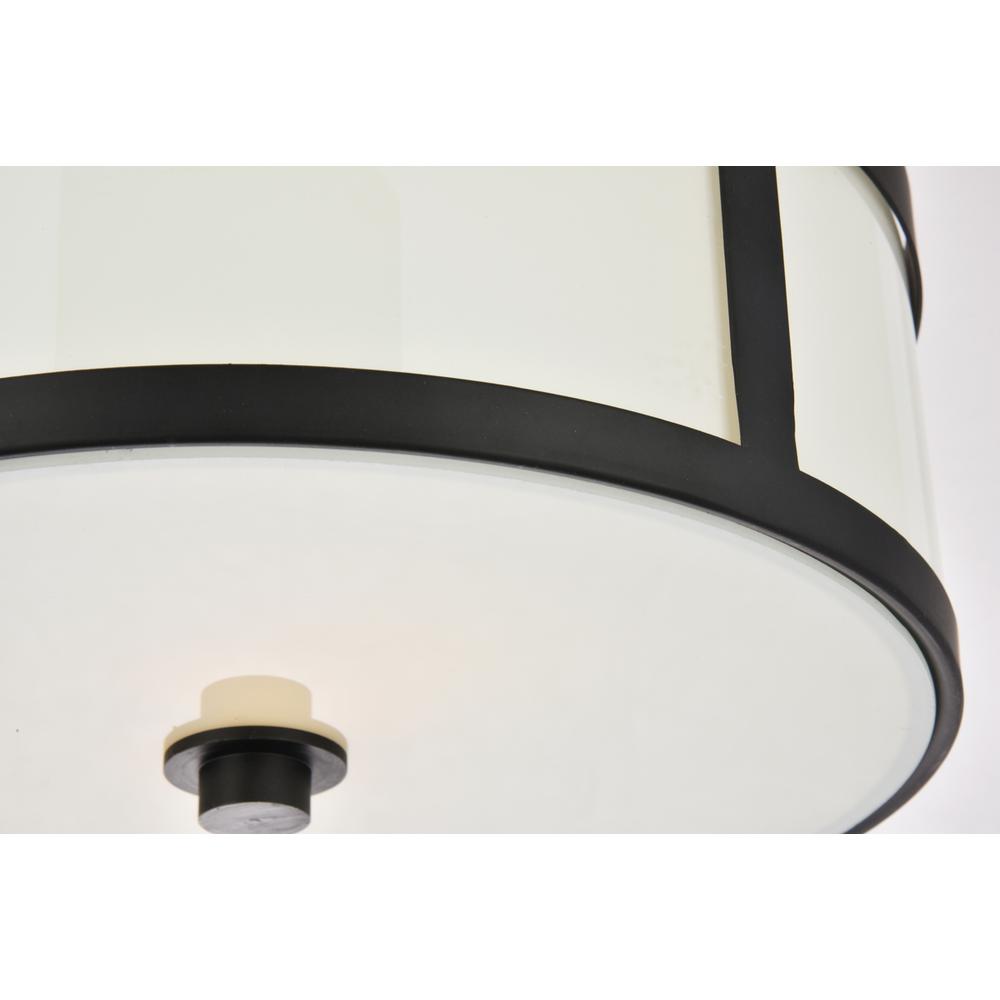 Hadrian 2 light 12 inch flat black flush mount. Picture 5