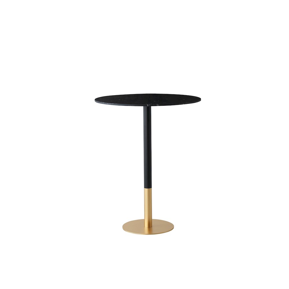 Ronan 31.5 Inch Pub Table In Black. Picture 1