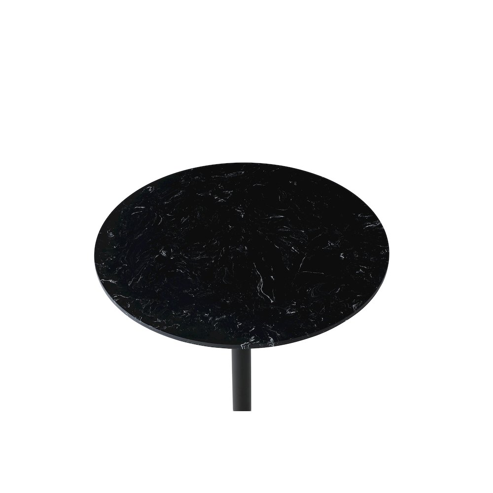 Ronan 31.5 Inch Pub Table In Black. Picture 5