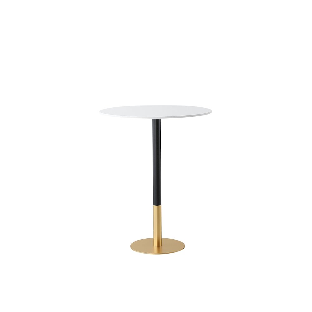 Ronan 31.5 Inch Pub Table In White. Picture 1
