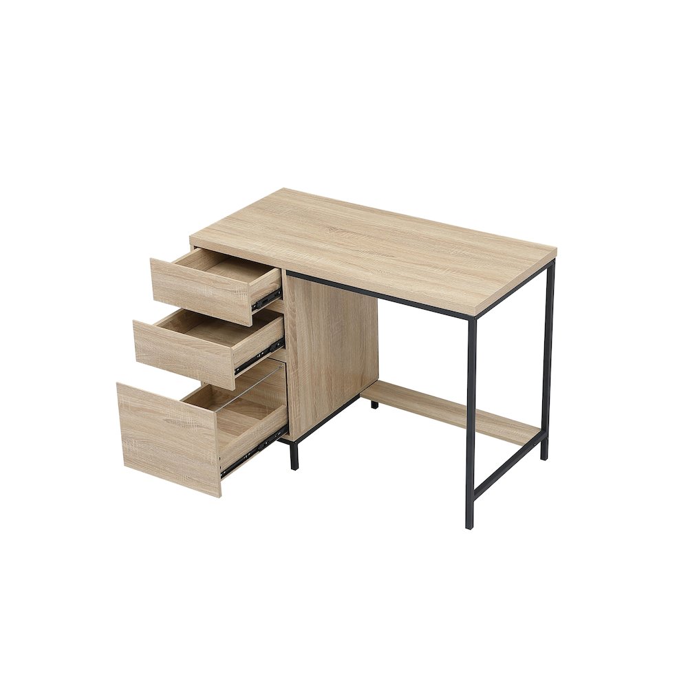 Emerson 42 inch Desk in Mango Wood. Picture 5