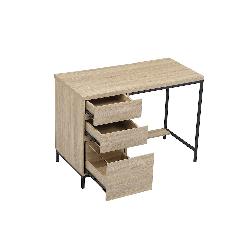 Emerson 42 inch Desk in Mango Wood. Picture 4