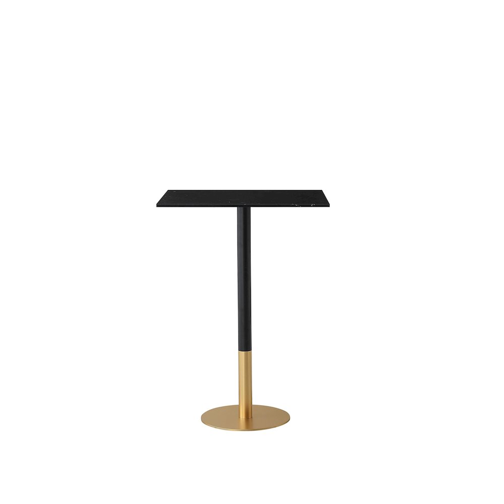 Ronan 28 Inch Pub Table In Black. Picture 1