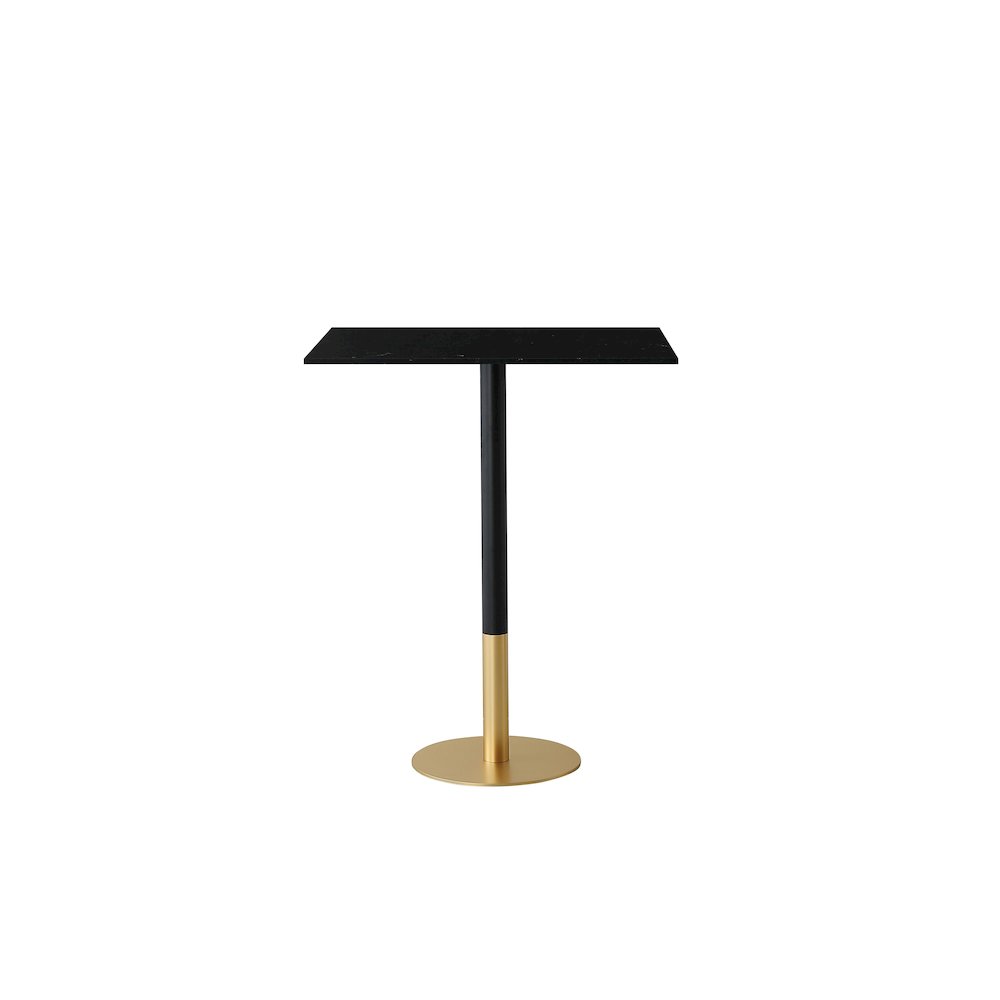 Ronan 31.5 Inch Pub Table In Black. Picture 1