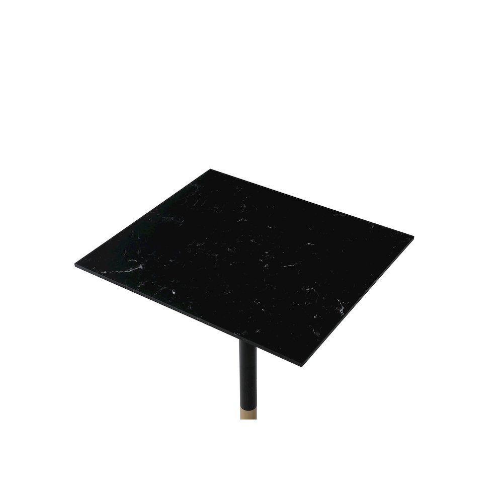 Ronan 31.5 Inch Pub Table In Black. Picture 5