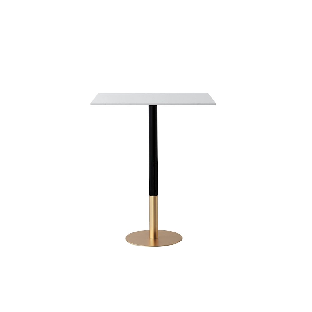 Ronan 31.5 Inch Pub Table In White. Picture 1