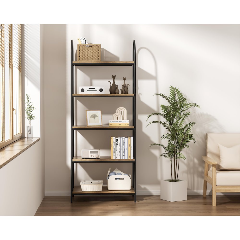 71 inch Shelving Unit in Natural Driftwood. Picture 2
