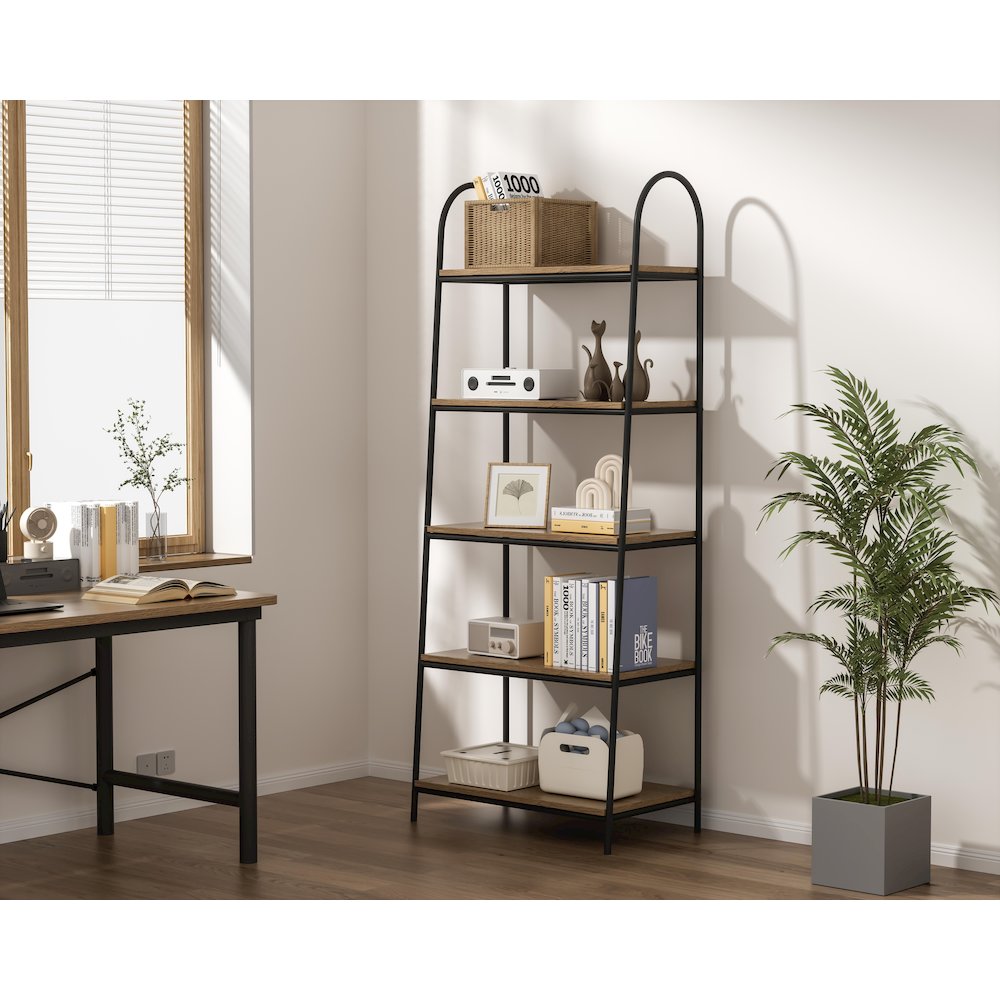 71 inch Shelving Unit in Natural Driftwood. Picture 3