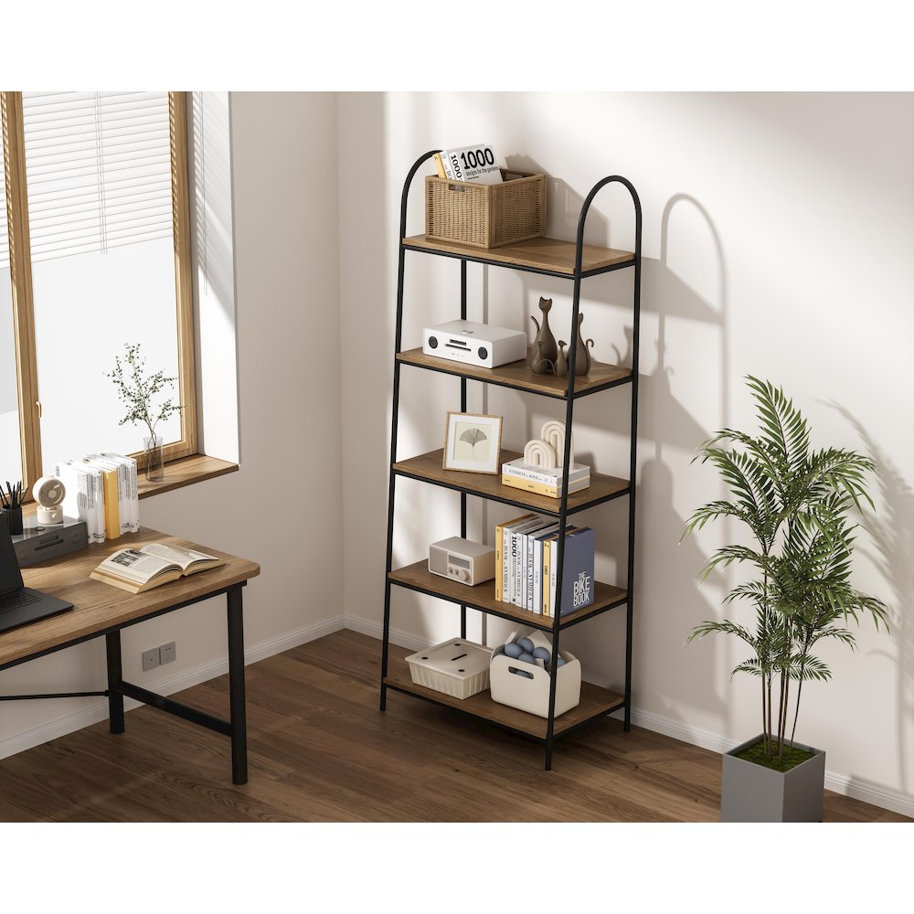 71 inch Shelving Unit in Natural Driftwood. Picture 4