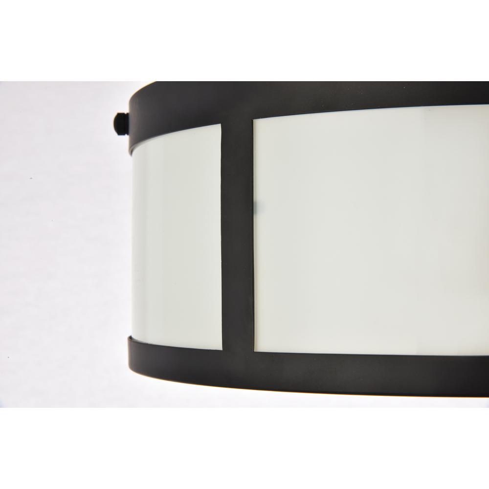 Hadrian 2 light 12 inch flat black flush mount. Picture 3