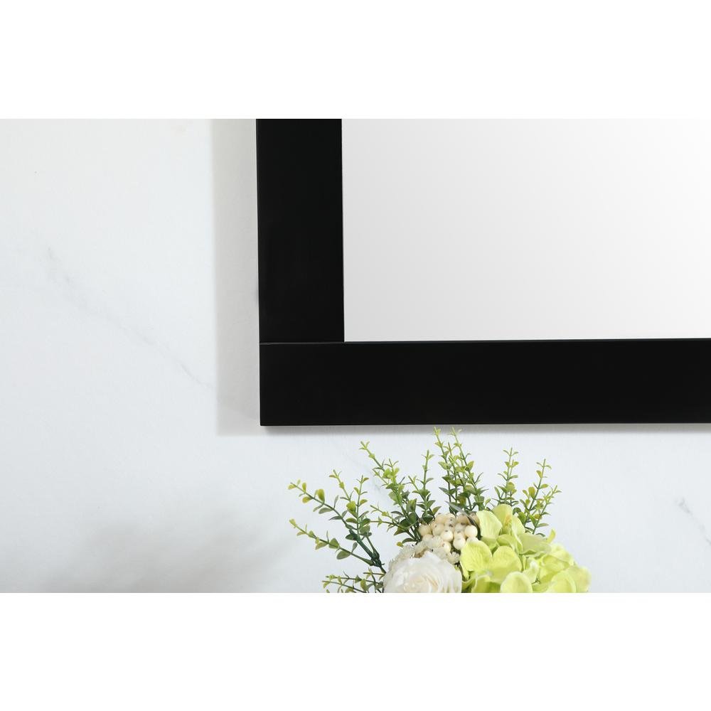 Aqua vanity mirror 72x36 inch in black. Picture 3