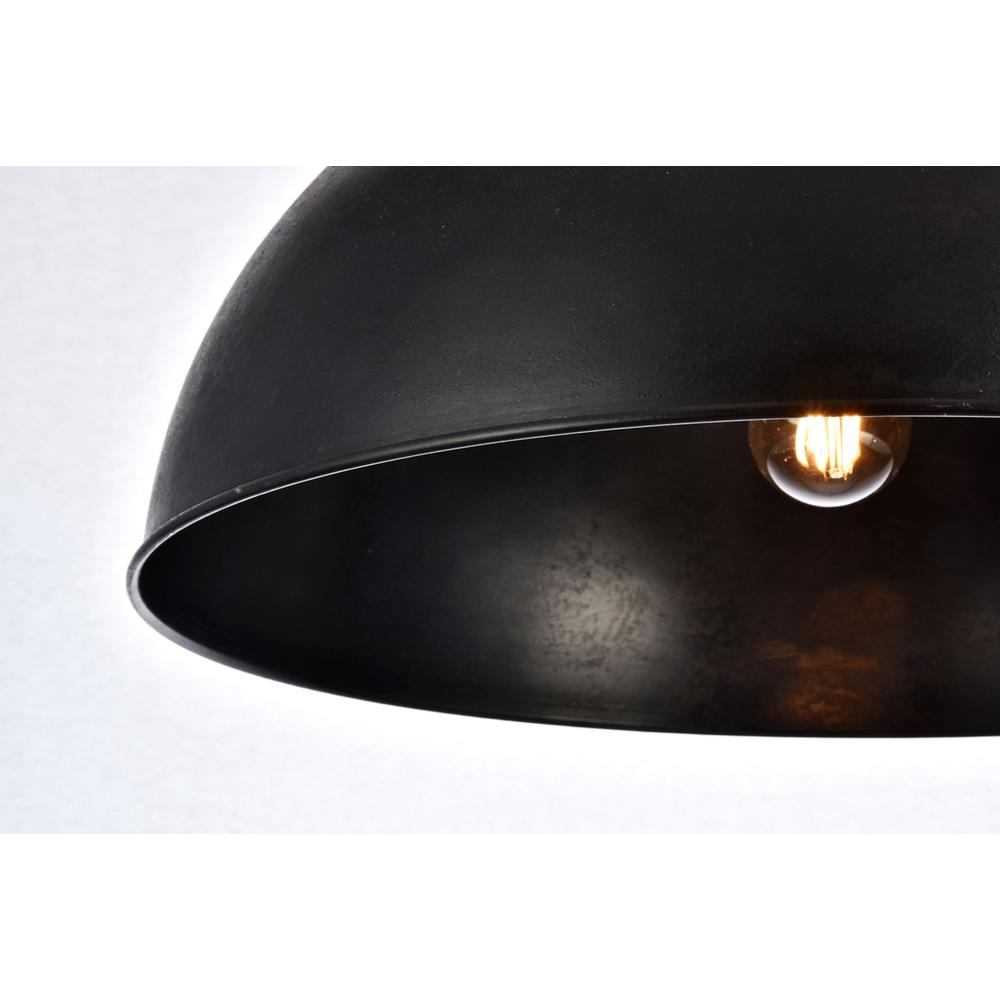 Merce Collection Pendant D20 H12.75 Lt:1 Vintage Black Finish. Picture 6
