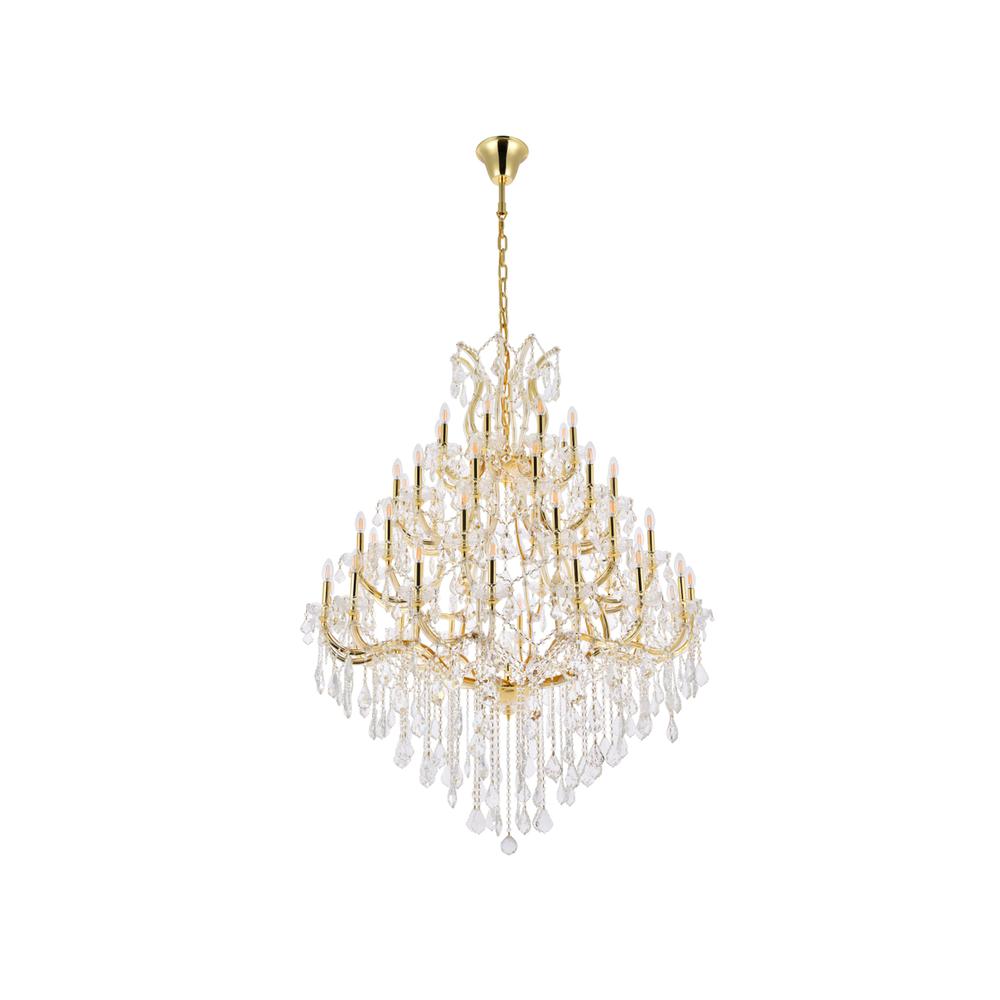 Maria Theresa 49 light Gold Chandelier Clear Royal Cut Crystal. Picture 6