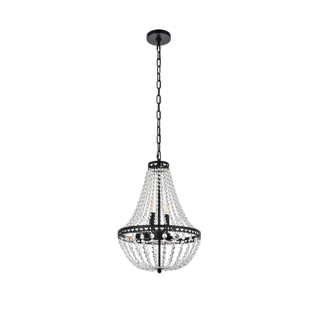 Valeria 14 inch pendant in black. Picture 6