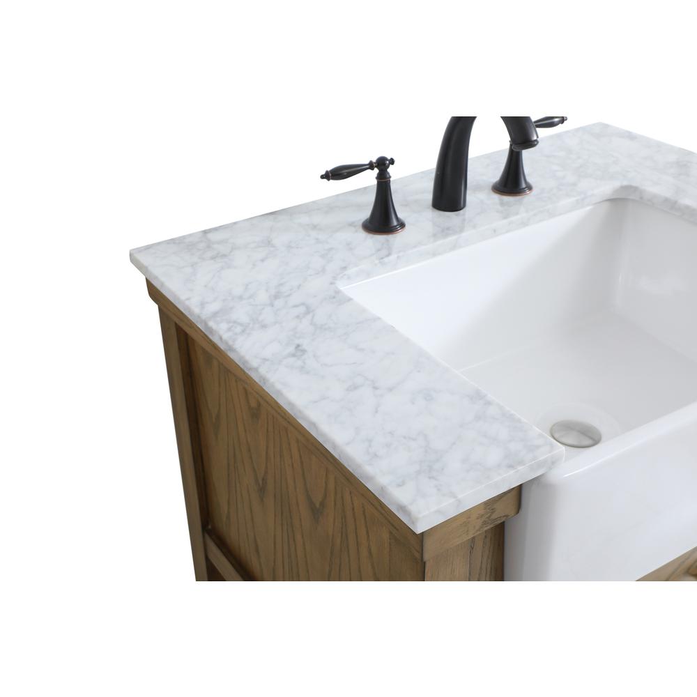 30 inch Single bathroom vanity in driftwood. Picture 11